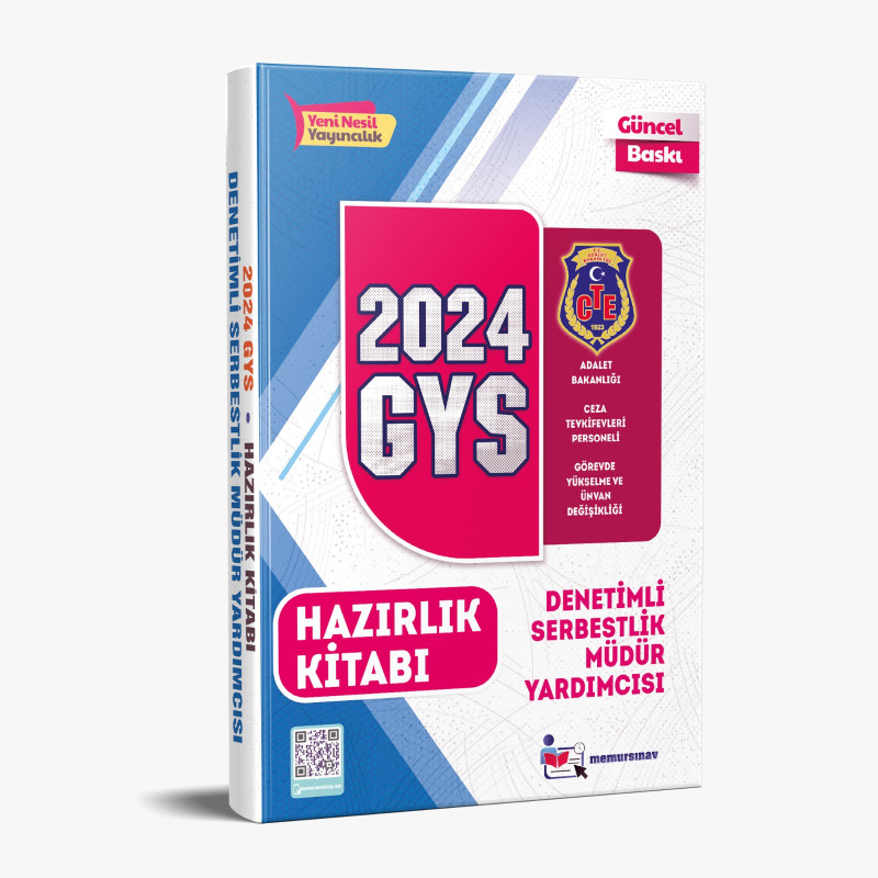 2024 CTE GYS DENETİMDE SERBESTLİK MÜDÜR YARD. HAZIRLIK KİTABI