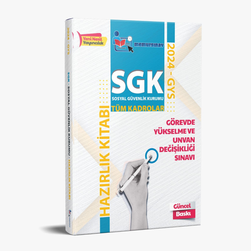 2024 SGK GYS HAZIRLIK KİTABI