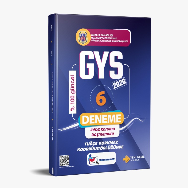 CTE İNFAZ KORUMA BAŞ MEMURU 6'LI DENEME