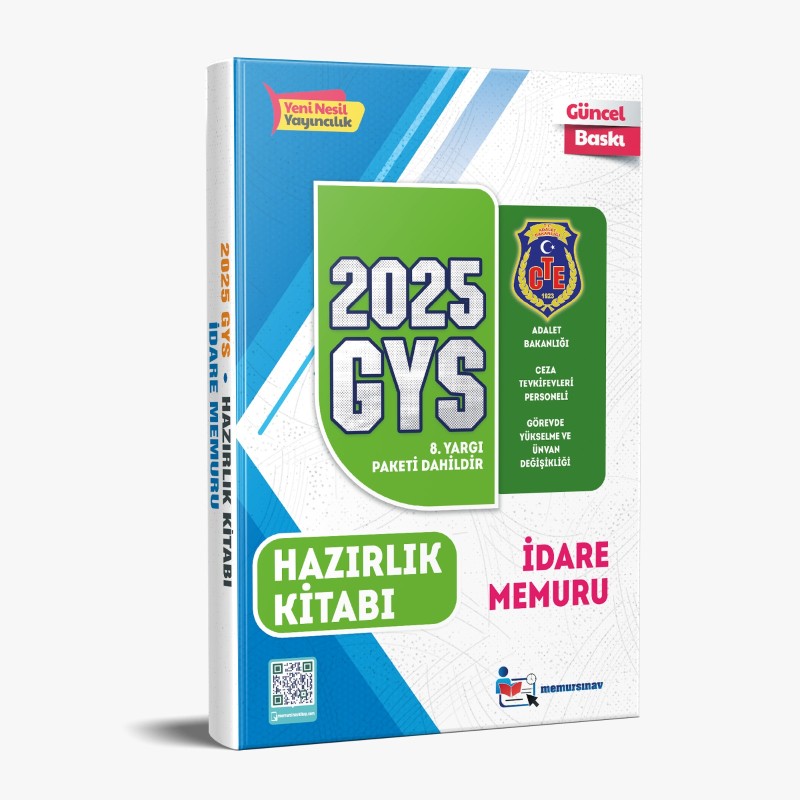 2024 CTE GYS İDARE MEMURU HAZIRLIK KİTABI