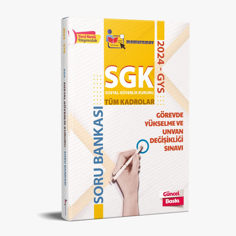 2024 SGK GYS SORU BANKASI