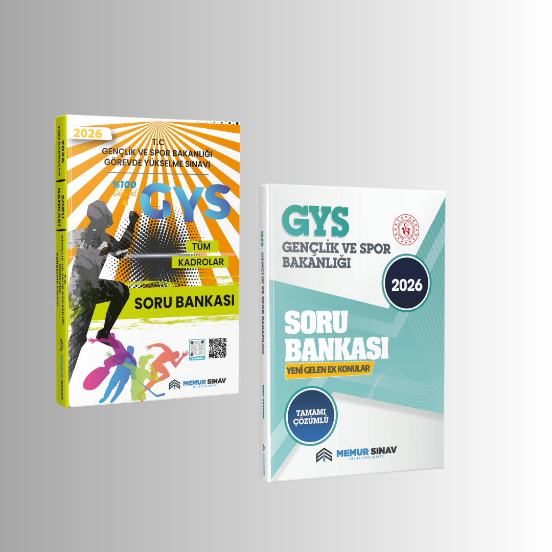 2026 Gençlik Spor Bakanlığı GYS Soru Bankası Bütün Kadrolar