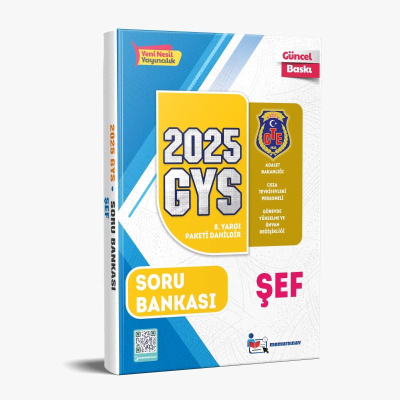 2025 CTE GYS ŞEF SORU BANKASI